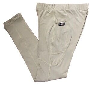 Kerrits Equestrian Coolcore Silicone Full Leg Light Green Riding Tights Kid’s XL